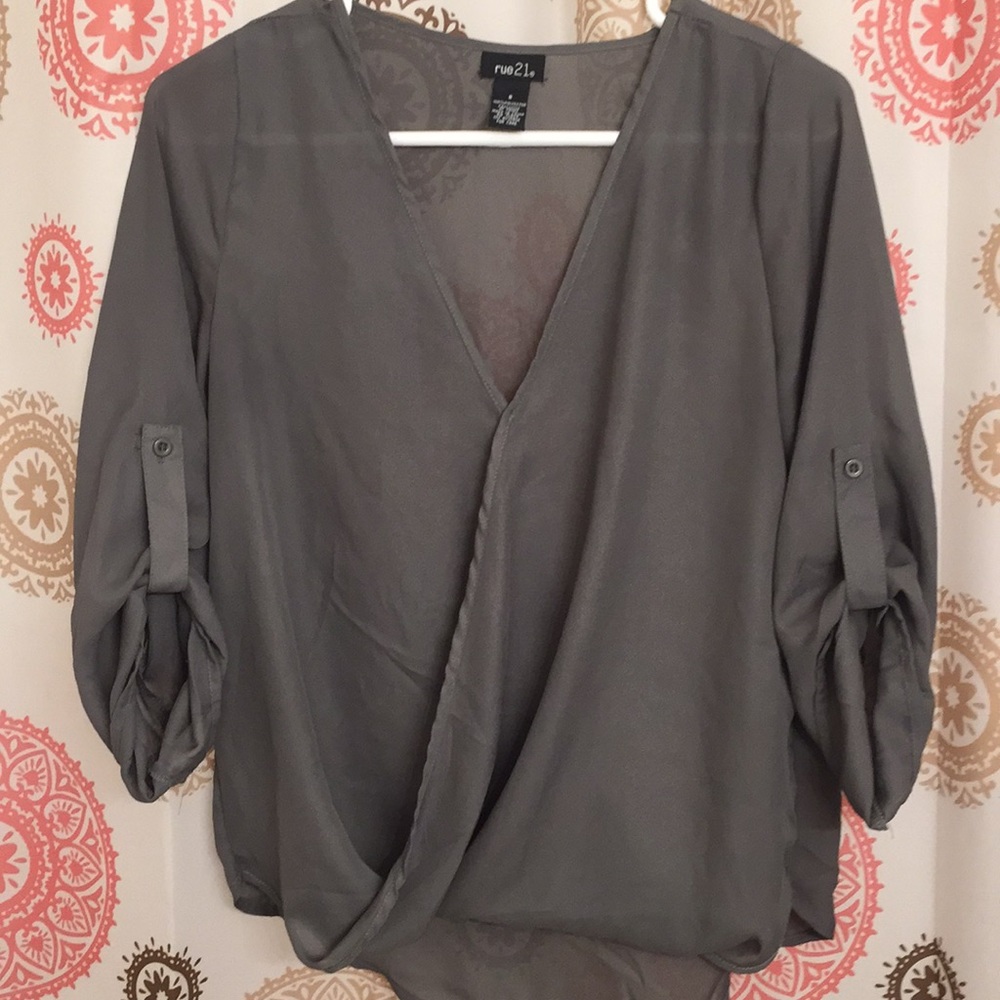 Low cut blouse